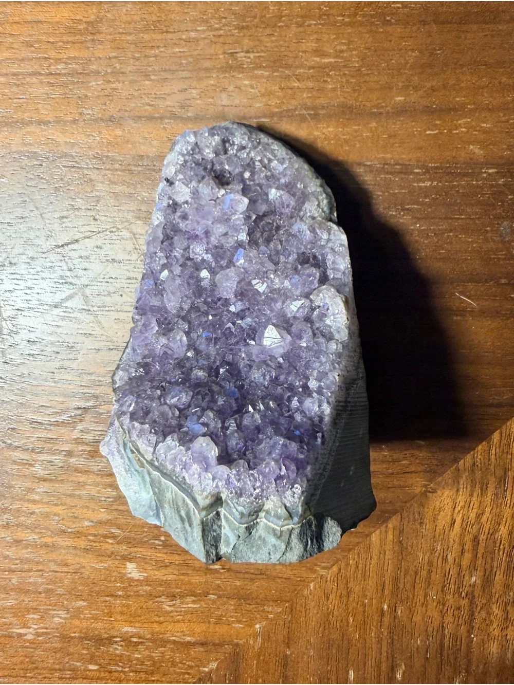 Natural Amethyst Crystal Display Piece - Purple